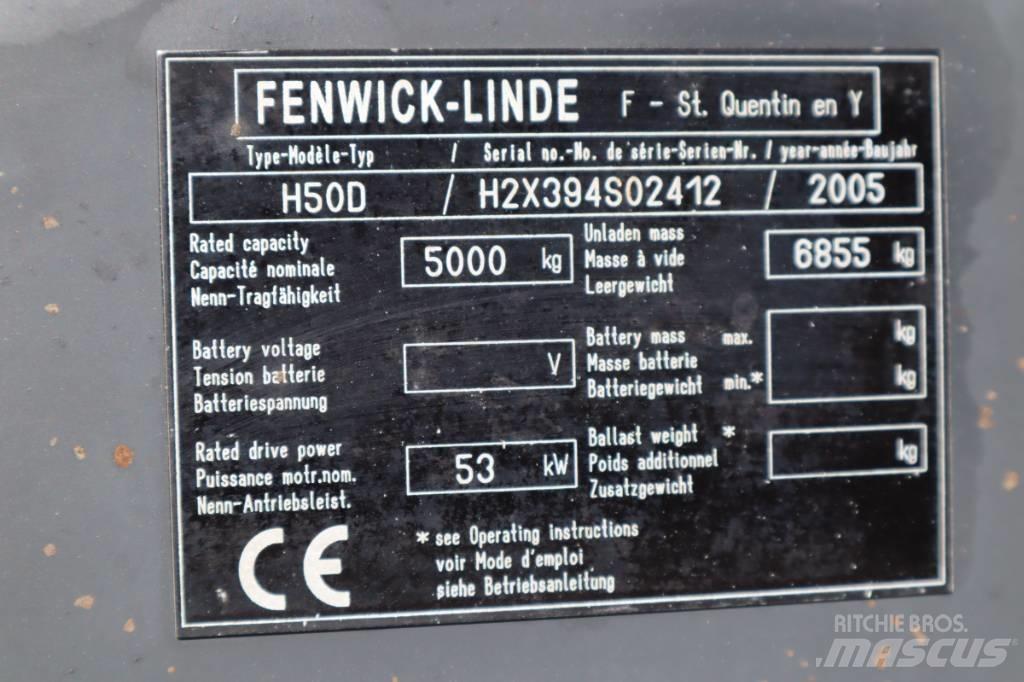 Linde H50D 5000 Kg Дизельні навантажувачі