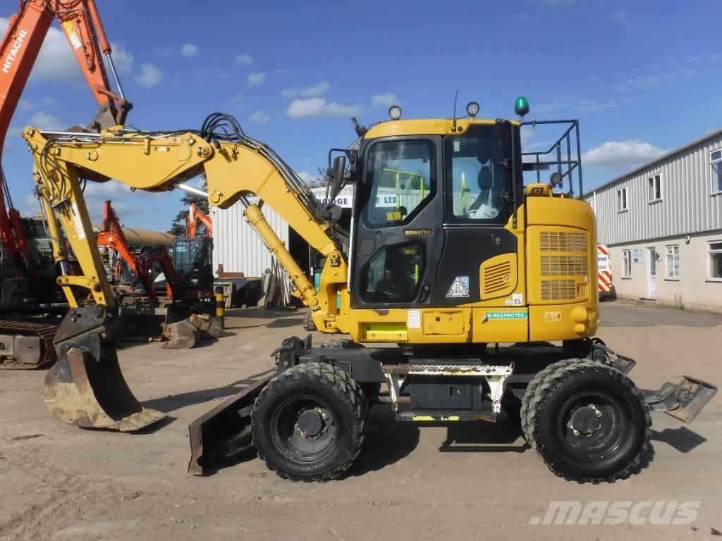 Komatsu PW118MR-11 Колісні екскаватори