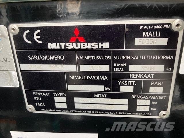 Mitsubishi FD35N Дизельні навантажувачі