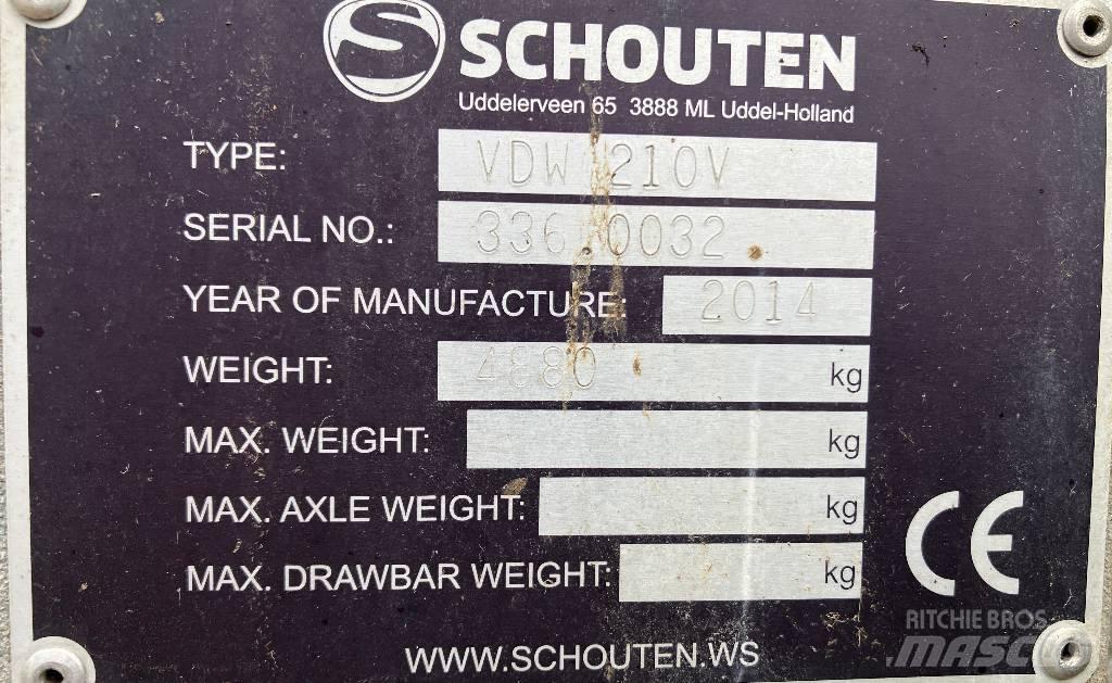 Schouten VDW 210 V Інше тваринницьке обладнання