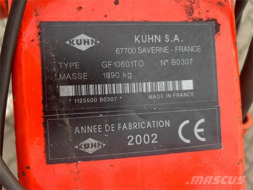 Kuhn GF 10601 TO Граблі і сінозворушувачі