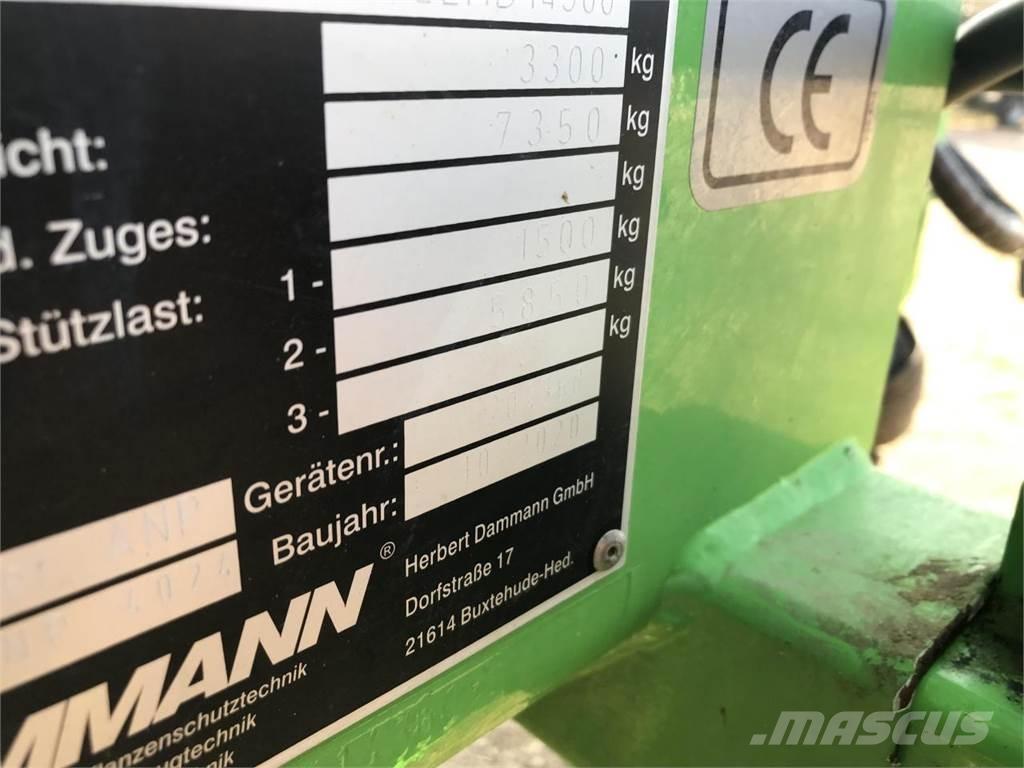Dammann ANP 4024 Причіпні обприскувачі