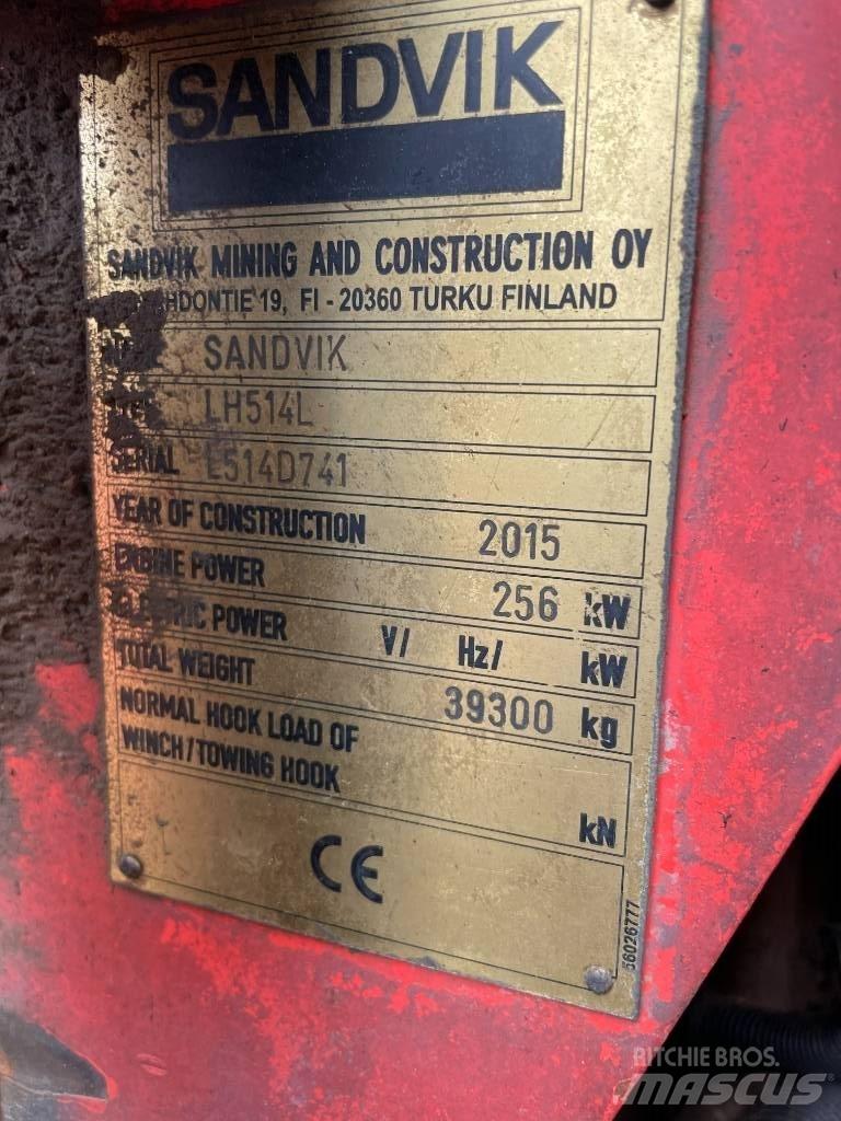 Sandvik LH 514 Підземні навантажувачі