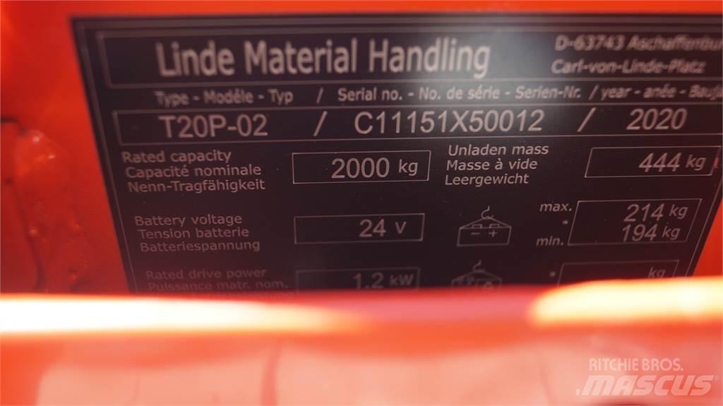 Linde T20P Штабелери