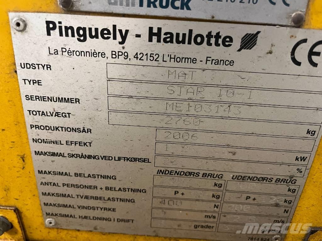 Haulotte Star 10 Вертикальні щоглові підйомники