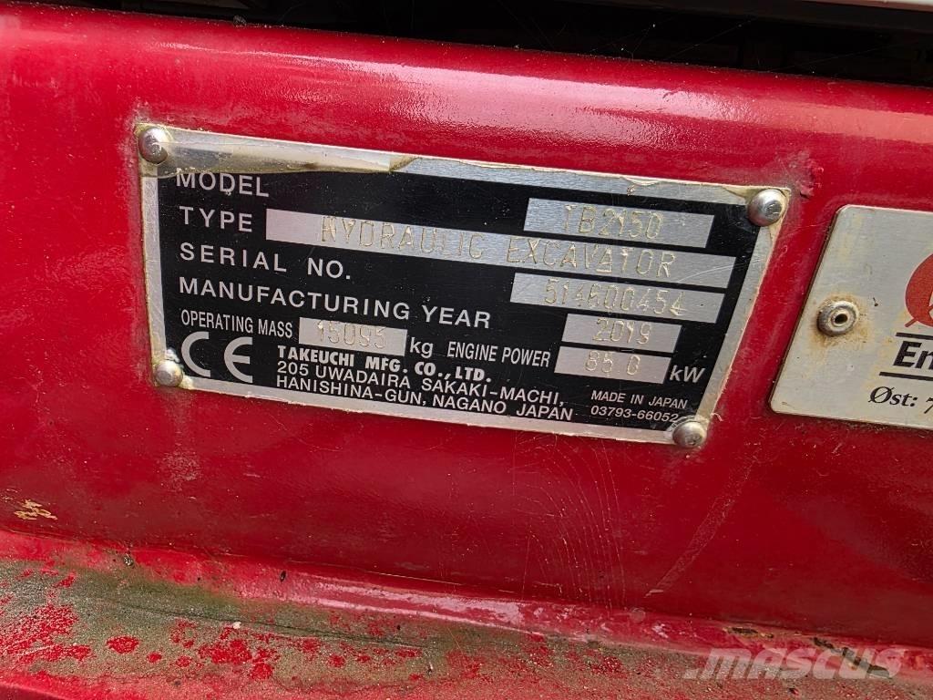 Takeuchi TB 2150 Гусеничні екскаватори