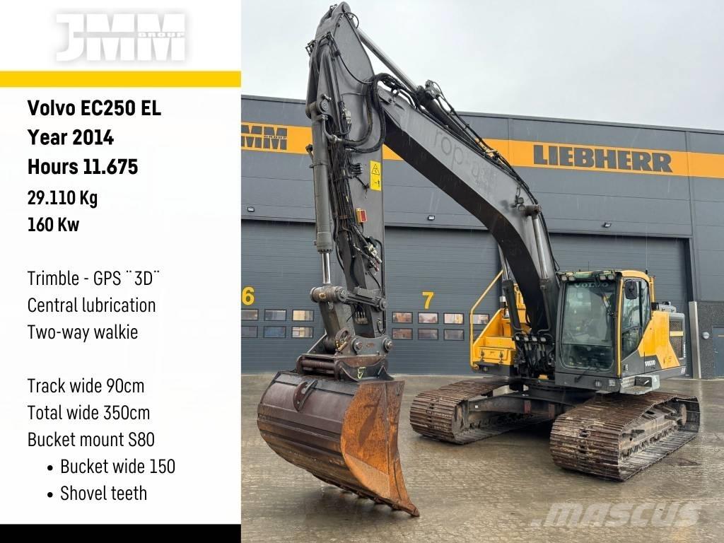 Volvo EC 250 EL Гусеничні екскаватори
