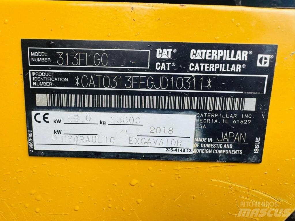 CAT 313 F LGC Гусеничні екскаватори
