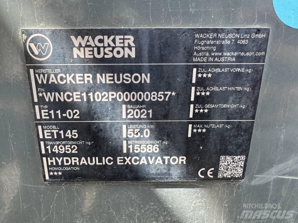 Wacker Neuson ET145 Гусеничні екскаватори