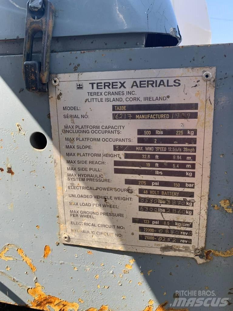 Terex TA33 Колінчаті підйомники
