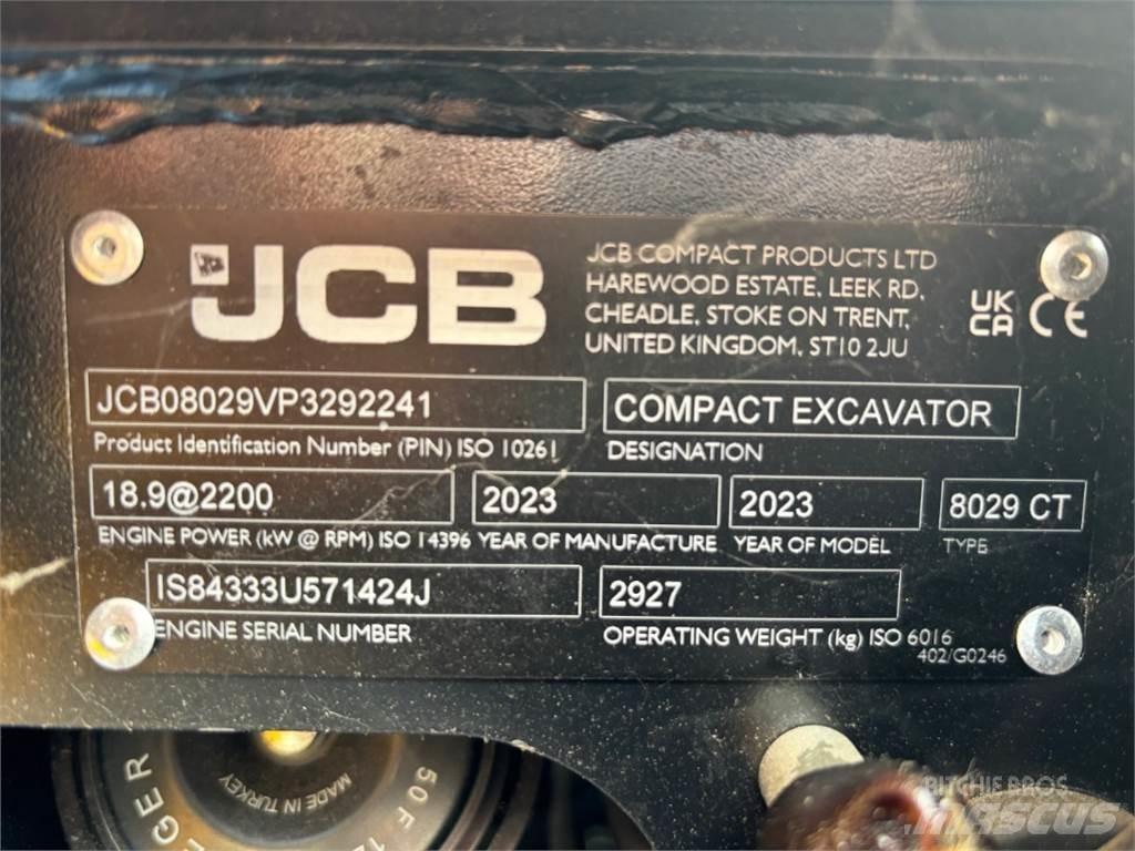 JCB 8029CTS Міні-екскаватори < 7т