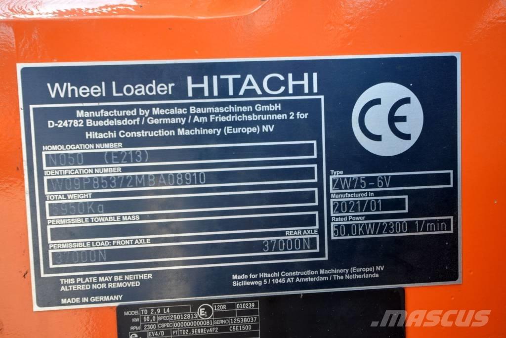 Hitachi ZW 75-6 Фронтальні навантажувачі