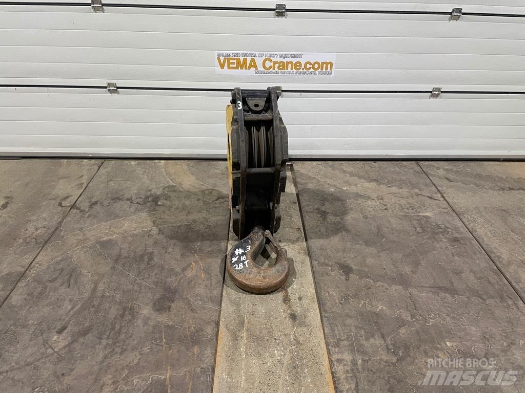Krupp hookblock 28T Запчастини для кранів