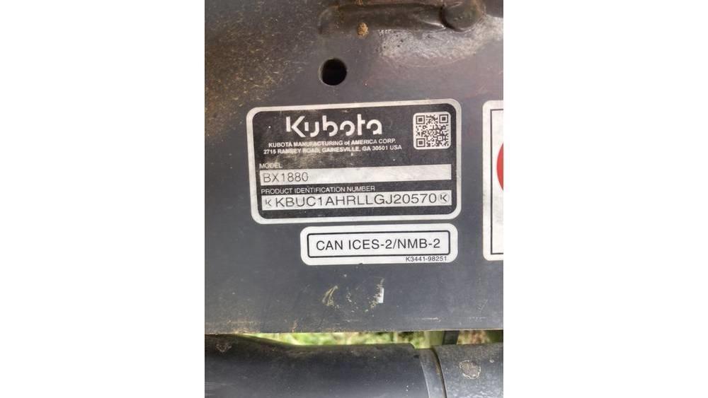 Kubota BX 1880 Трактори