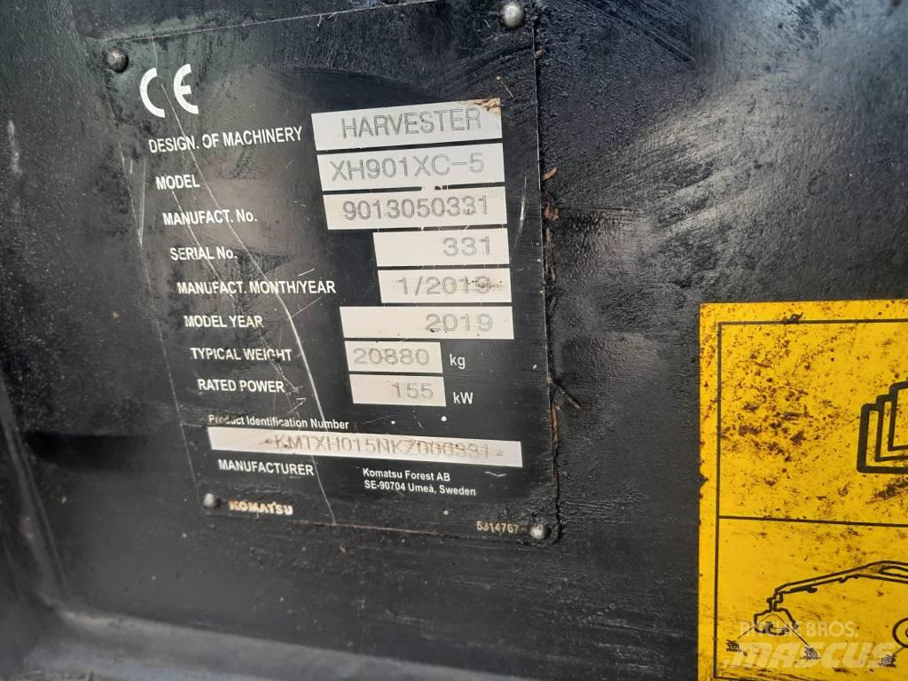 Komatsu 901 XC Харвестери