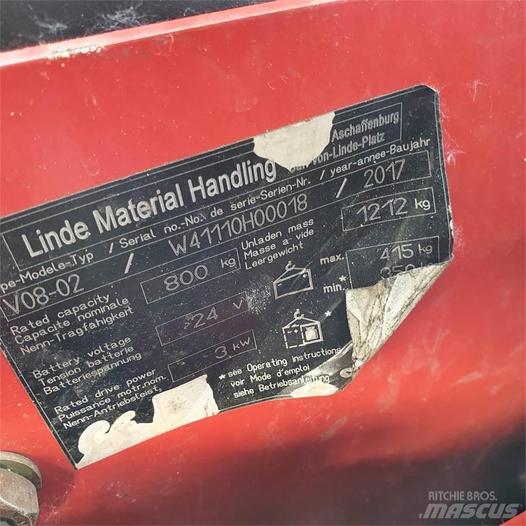 Linde V08-02 Підбірник заказів із середніх ярусів
