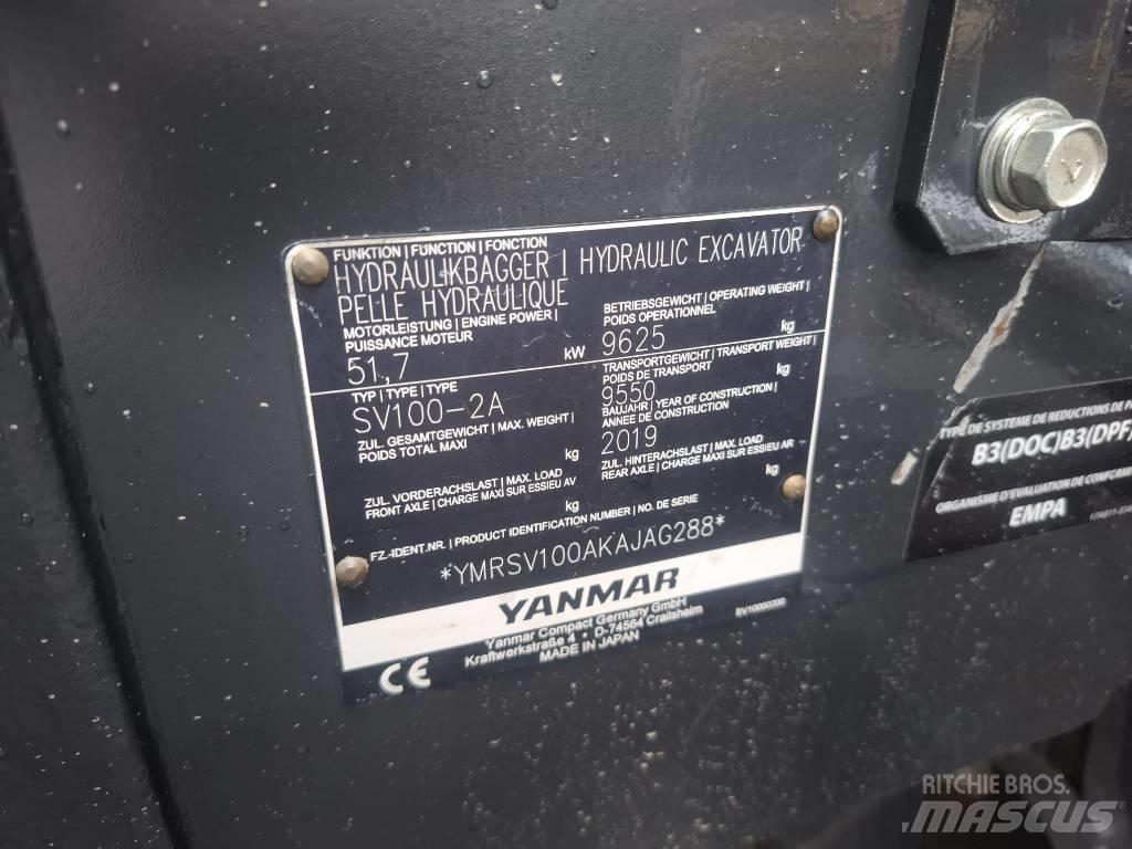 Yanmar SV 100-2A Середні екскаватори 7т. - 12т.