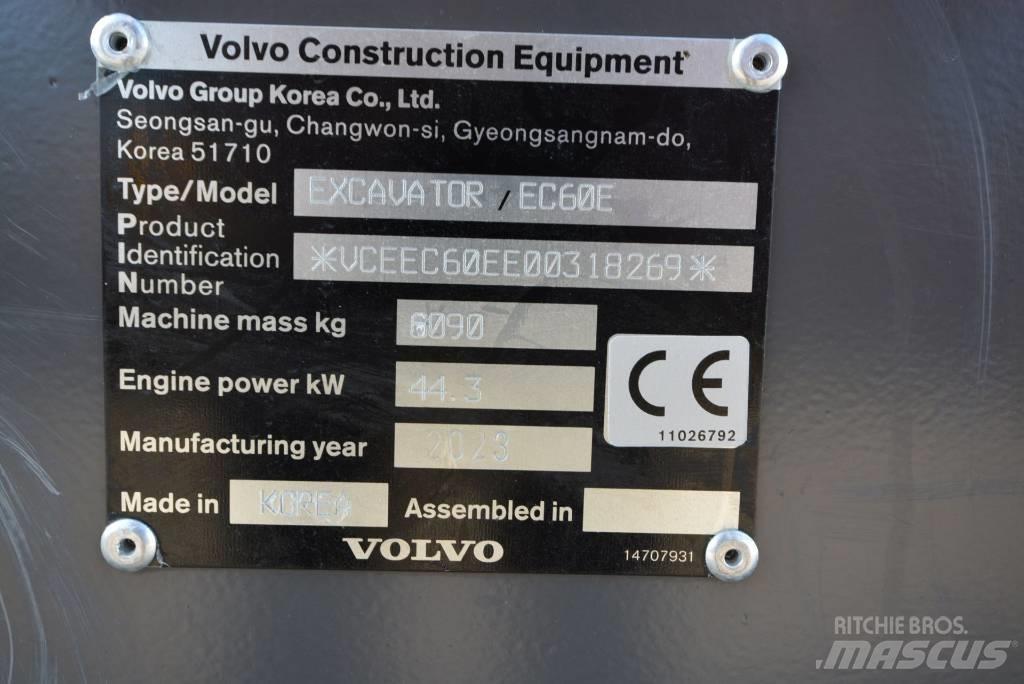 Volvo EC 60 E Міні-екскаватори < 7т
