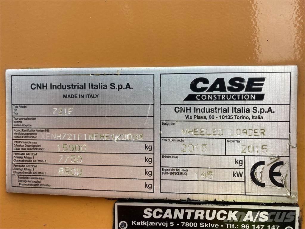 CASE 721F Фронтальні навантажувачі