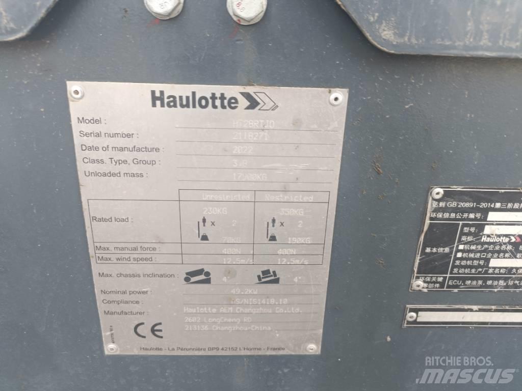 Haulotte HT28RTJO Телескопічні підйомники