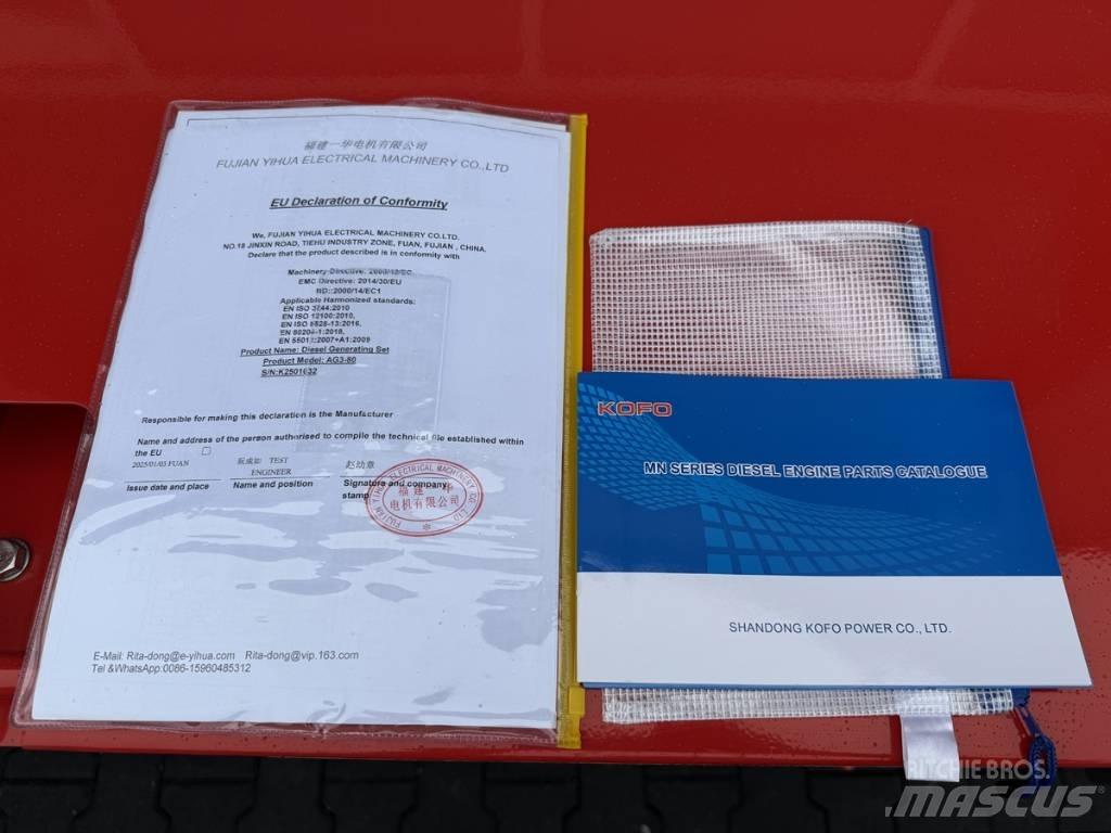 Ashita 80 KVA Дизельні генератори