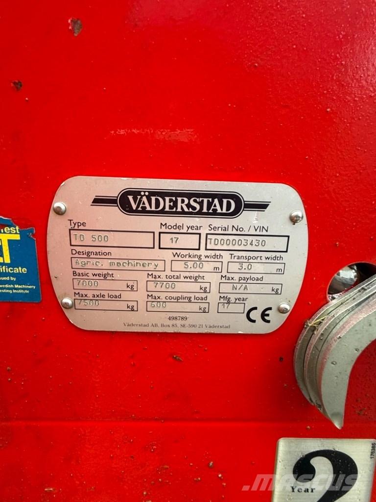 Väderstad TD500 Культиватори