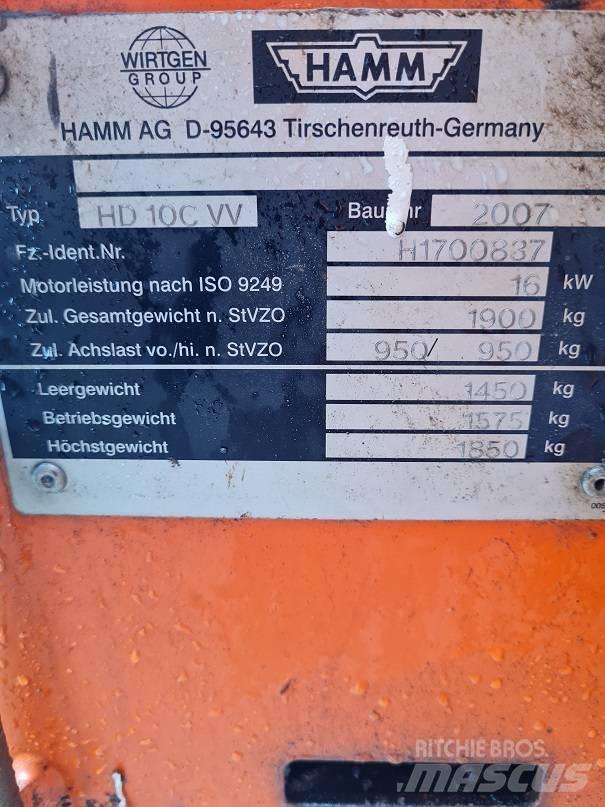 Hamm HD 10 C W Котки тротуарні