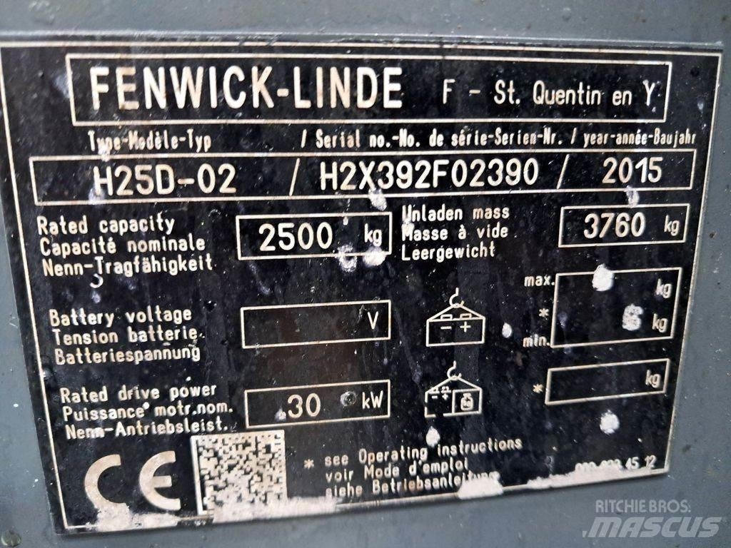Linde H25D-02 Дизельні навантажувачі
