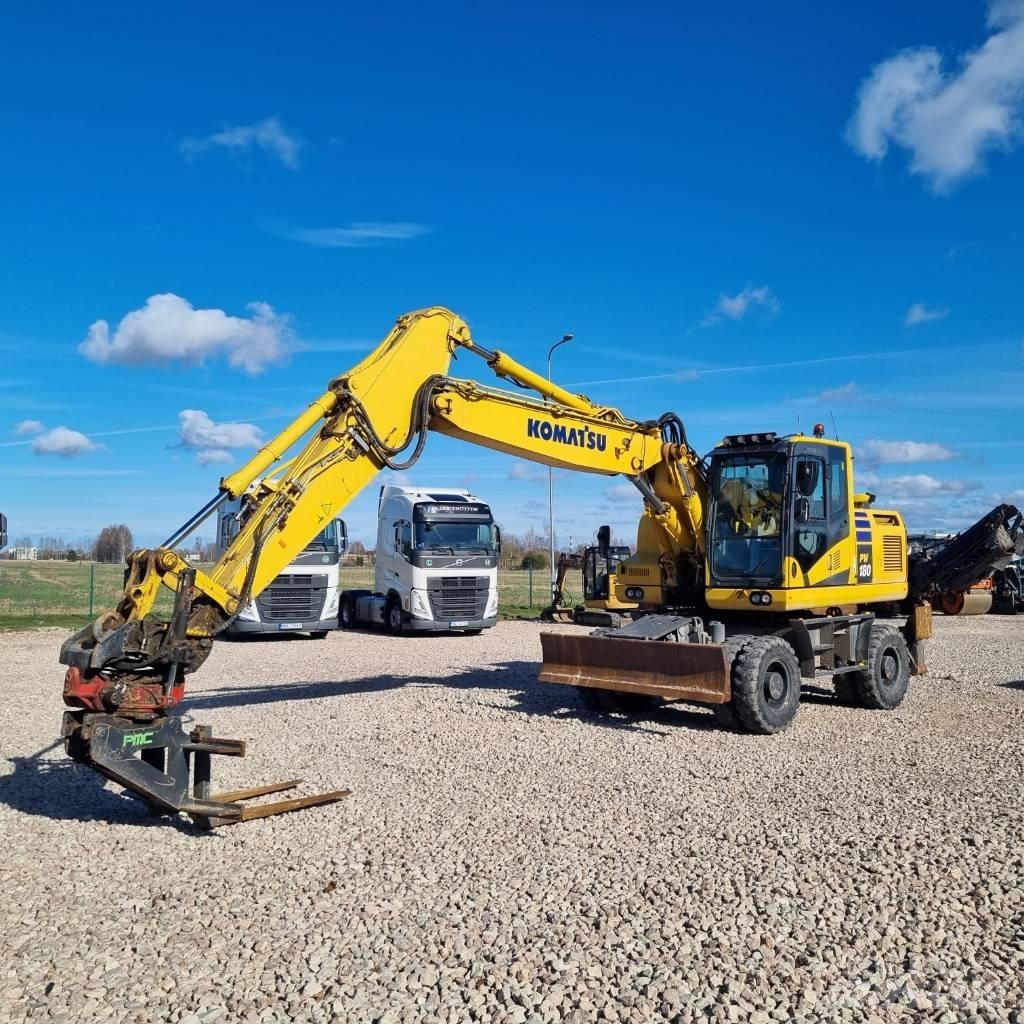 Komatsu PW180 - 11E0 Колісні екскаватори