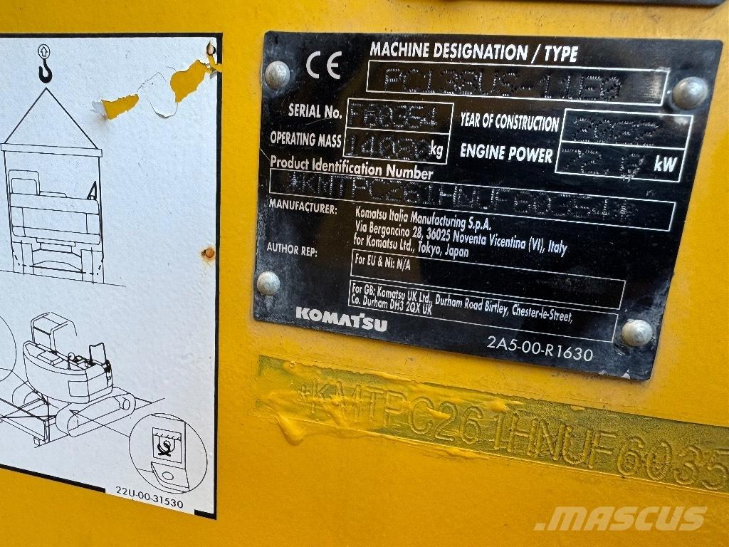 Komatsu PC 138 US-11 Гусеничні екскаватори