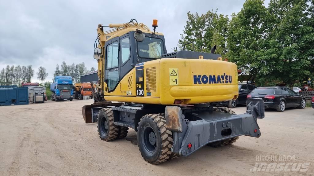 Komatsu PW 130-7K Колісні екскаватори