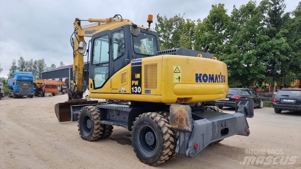 Komatsu PW 130-7K Колісні екскаватори