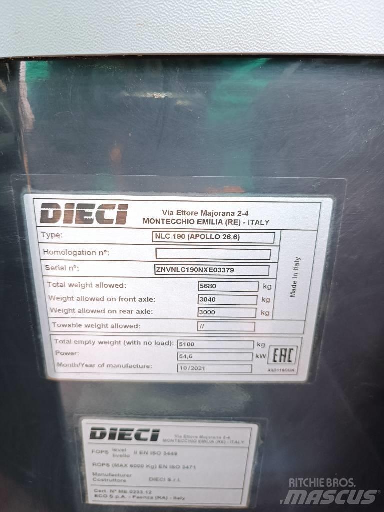 Dieci Apollo 26.6 Телескопічні навантажувачі