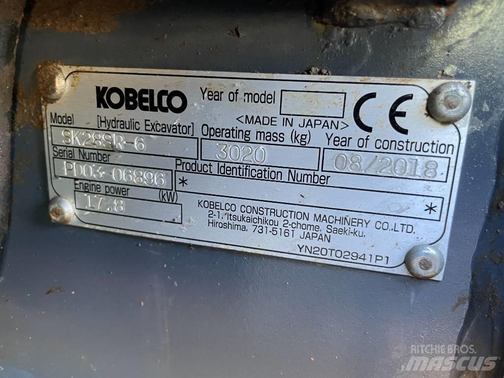 Kobelco SK 28 SR Міні-екскаватори < 7т