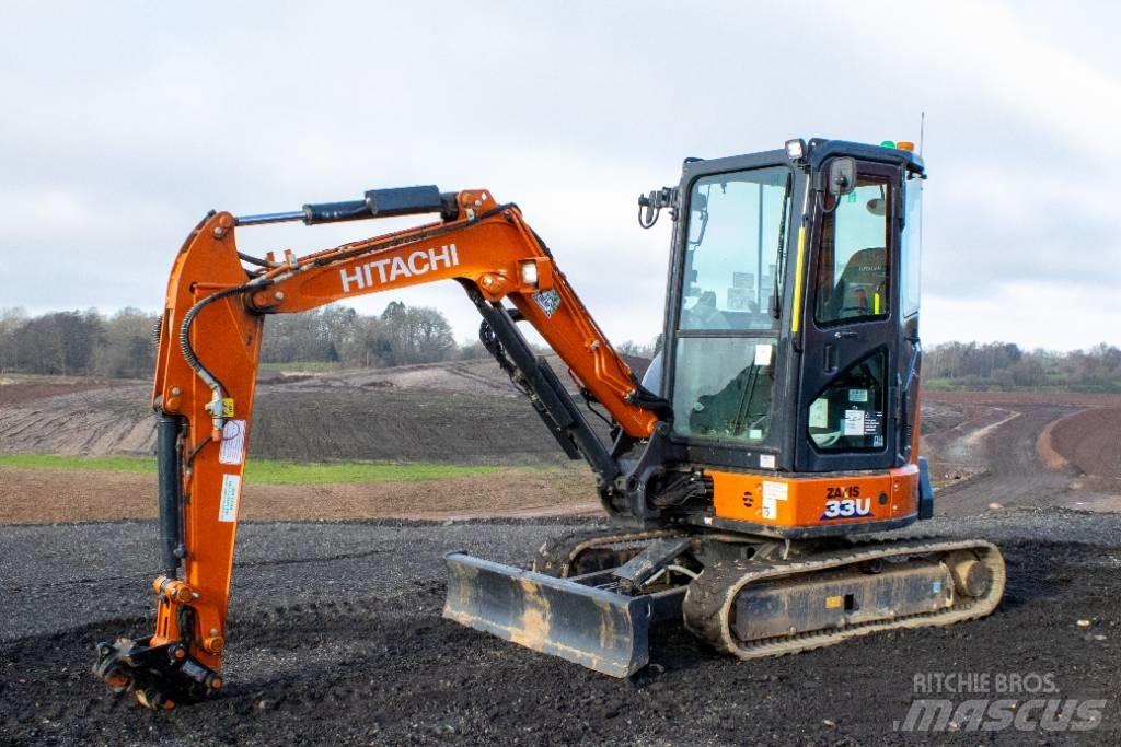 Hitachi ZX33U-6 Міні-екскаватори < 7т