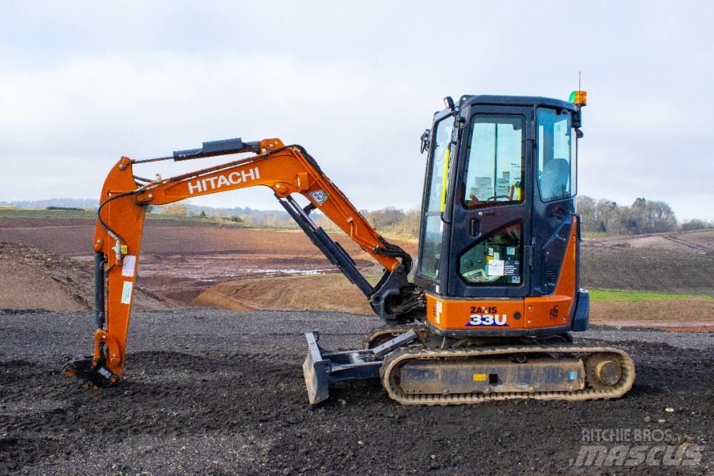 Hitachi ZX33U-6 Міні-екскаватори < 7т