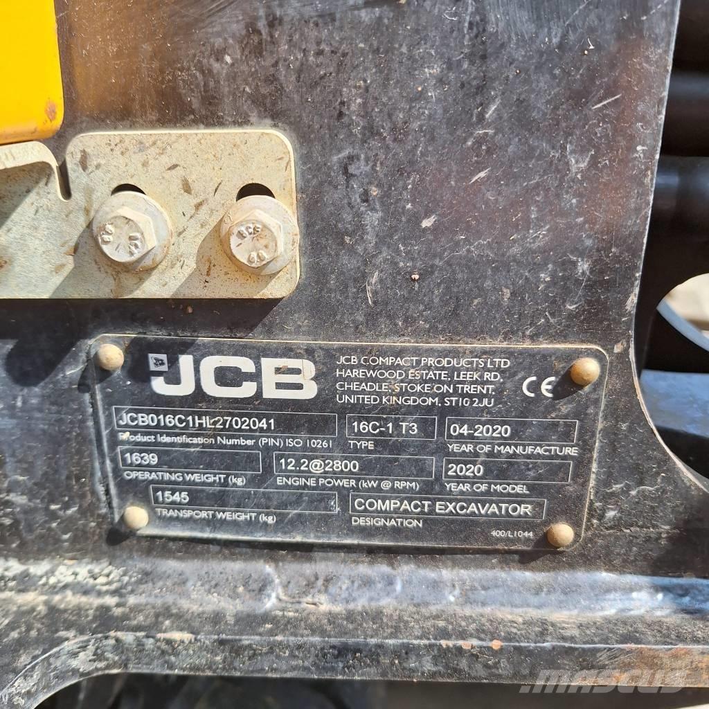 JCB 16 C-1 Міні-екскаватори < 7т