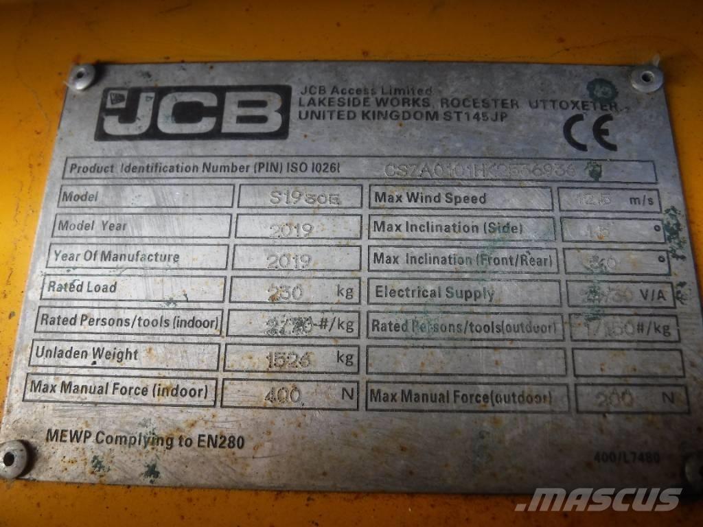 JCB S 1930 E Підйомники-ножиці