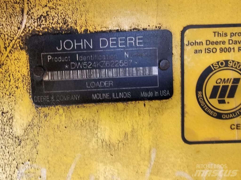 John Deere 524 K Фронтальні навантажувачі