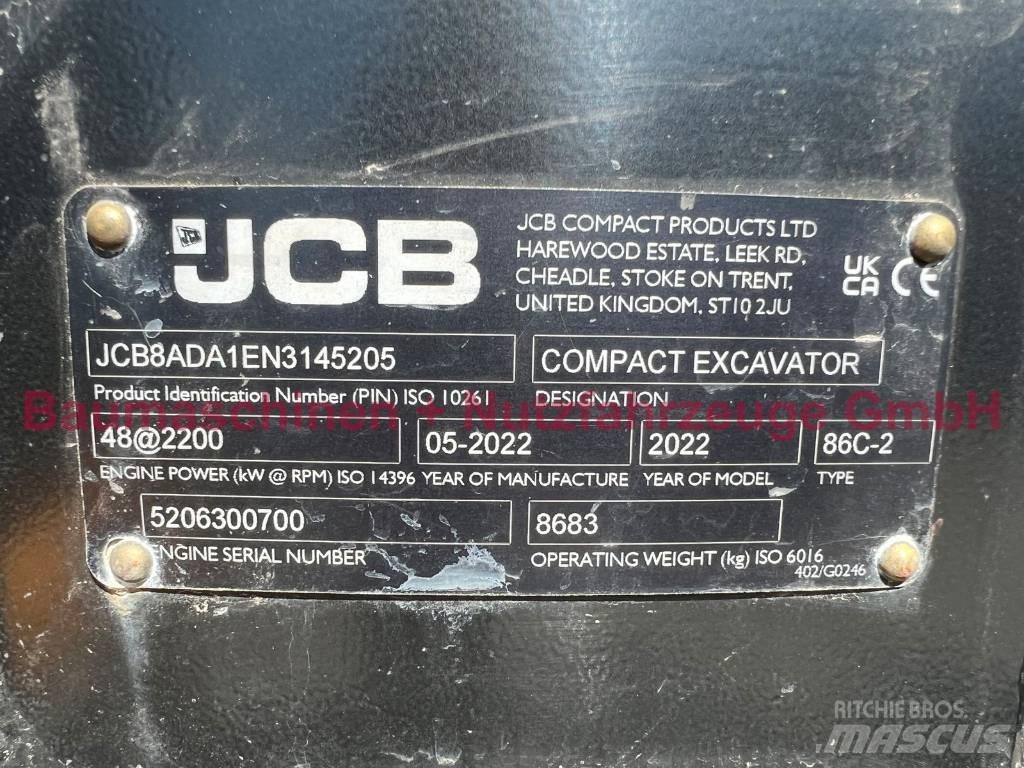 JCB 86C-2 Mono -Demo- Середні екскаватори 7т. - 12т.