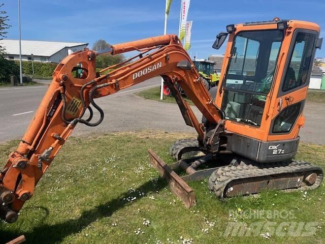 Doosan DX 27 Z Міні-екскаватори < 7т