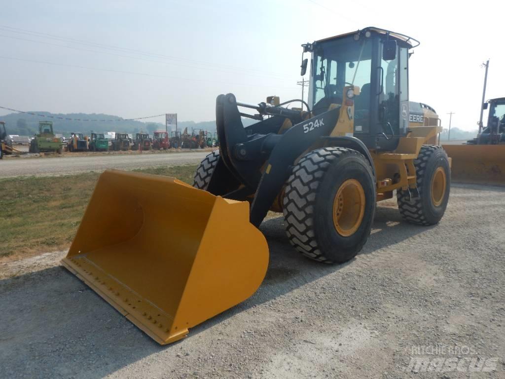 John Deere 524K Фронтальні навантажувачі