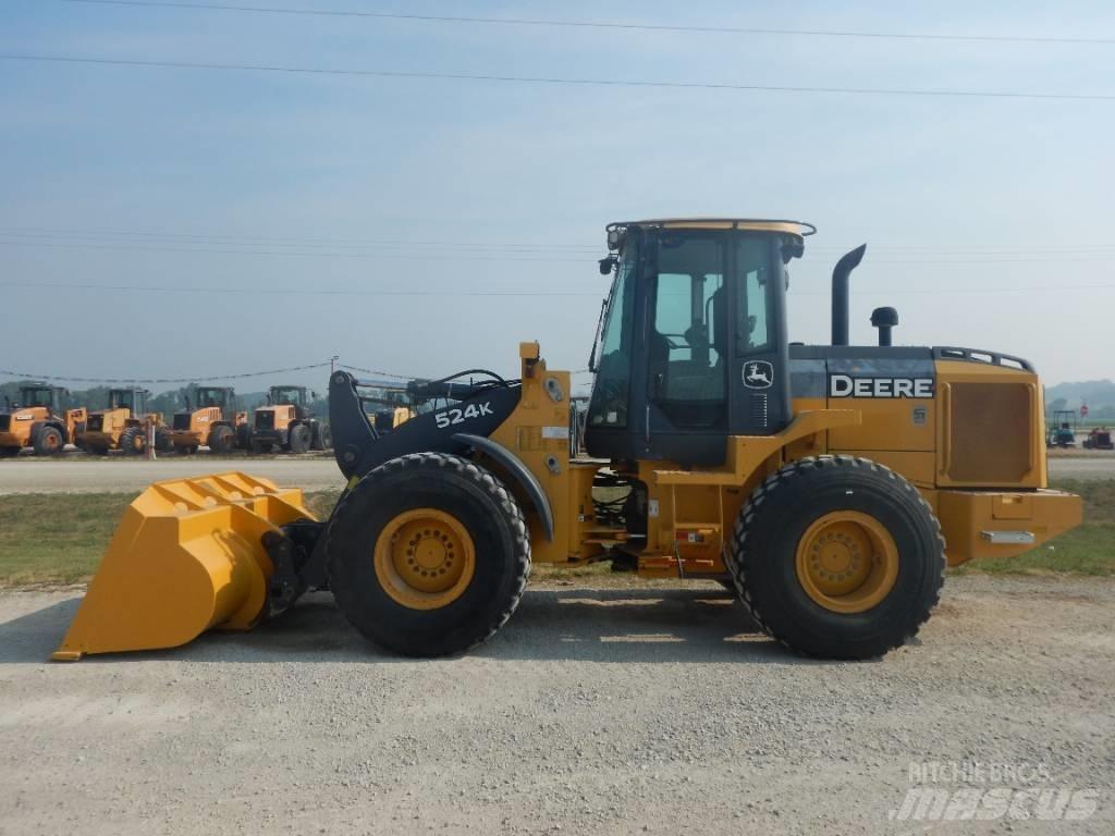 John Deere 524K Фронтальні навантажувачі