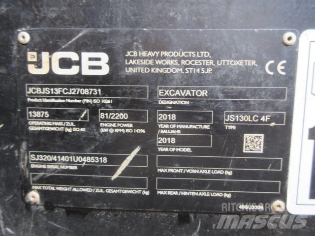 JCB JS130LC Plus+ Гусеничні екскаватори