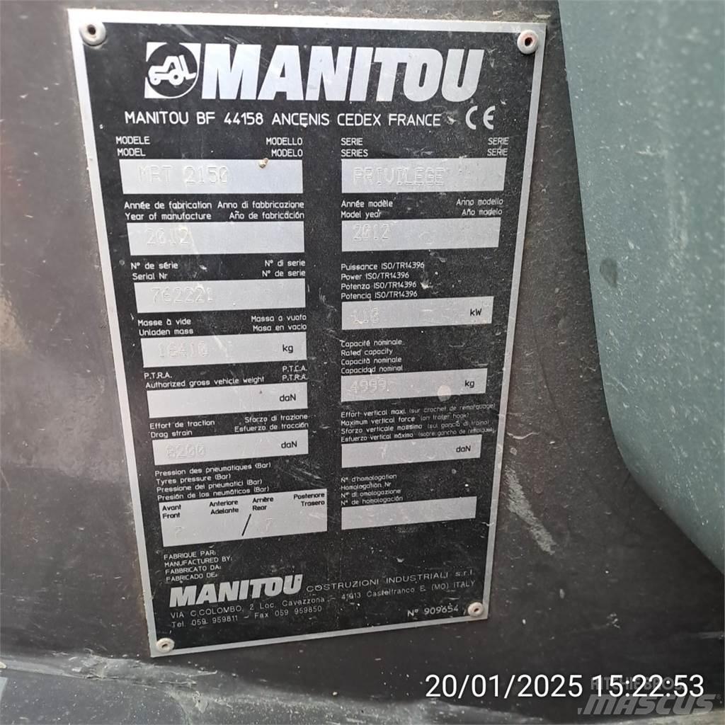 Manitou 2150MRT Телескопічні навантажувачі