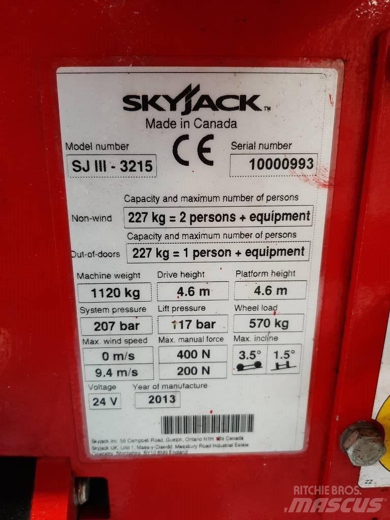 SkyJack SJIII 3215 Підйомники-ножиці