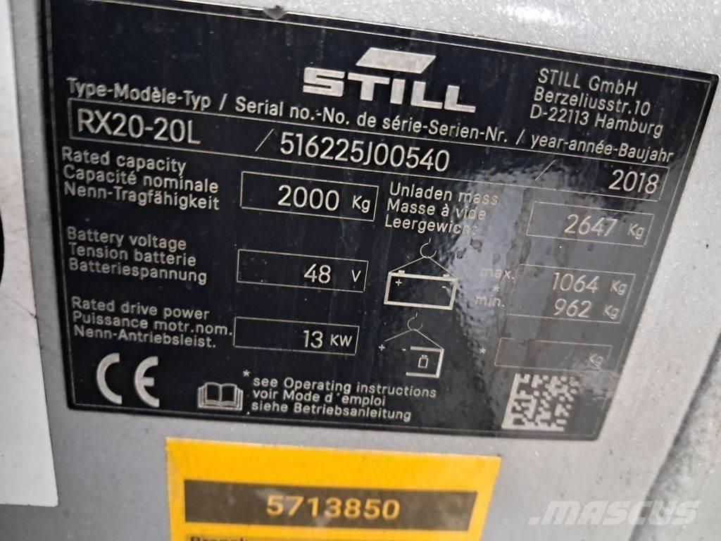 Still RX20-20L Електронавантажувачі