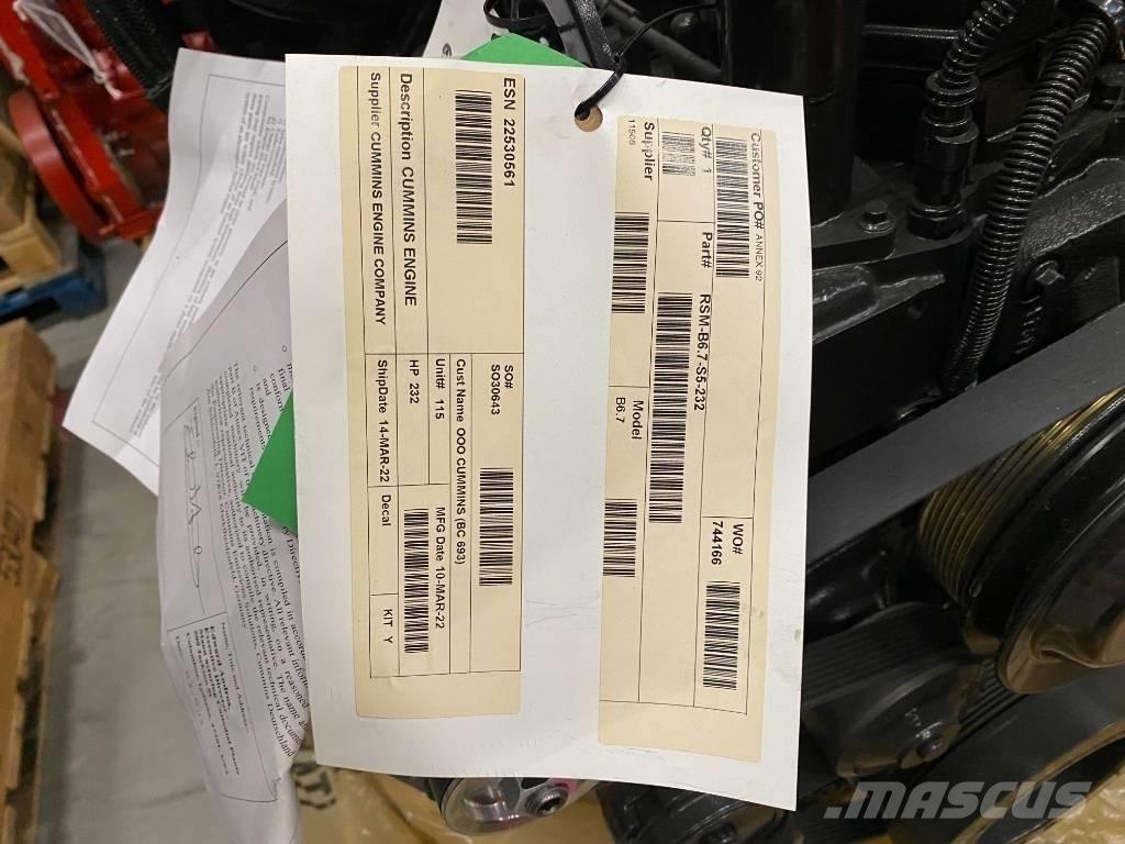Cummins QSB6.7 Сільгосптехніка - Інші