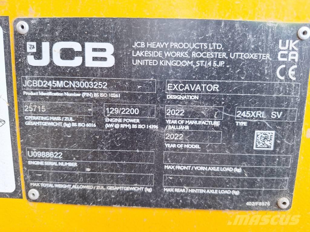 JCB 245 XR LC Гусеничні екскаватори