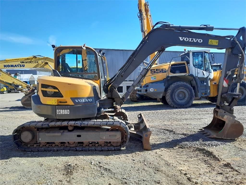 Volvo ECR88 Міні-екскаватори < 7т